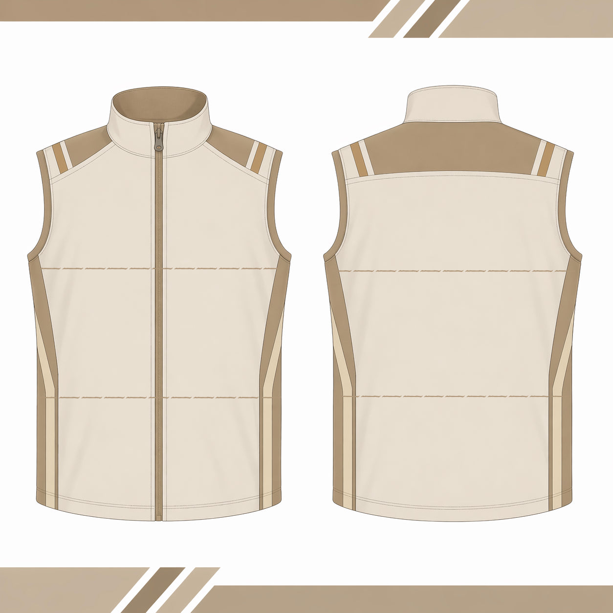 Custom Jersey Puffer Vest