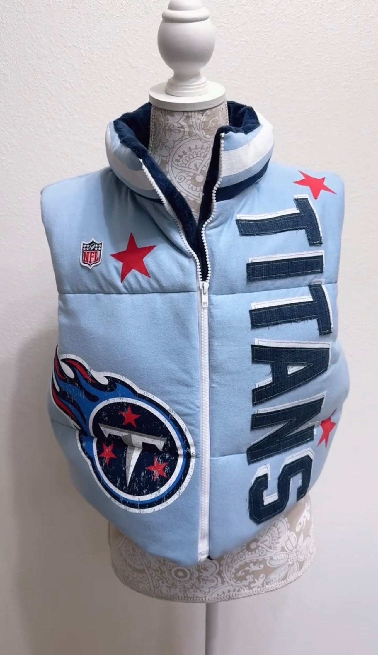 Cam Ward/Titans Puffer Vest