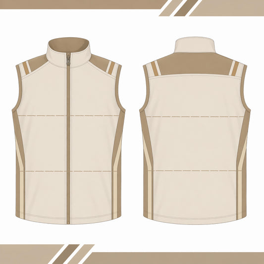 Custom Jersey Puffer Vest